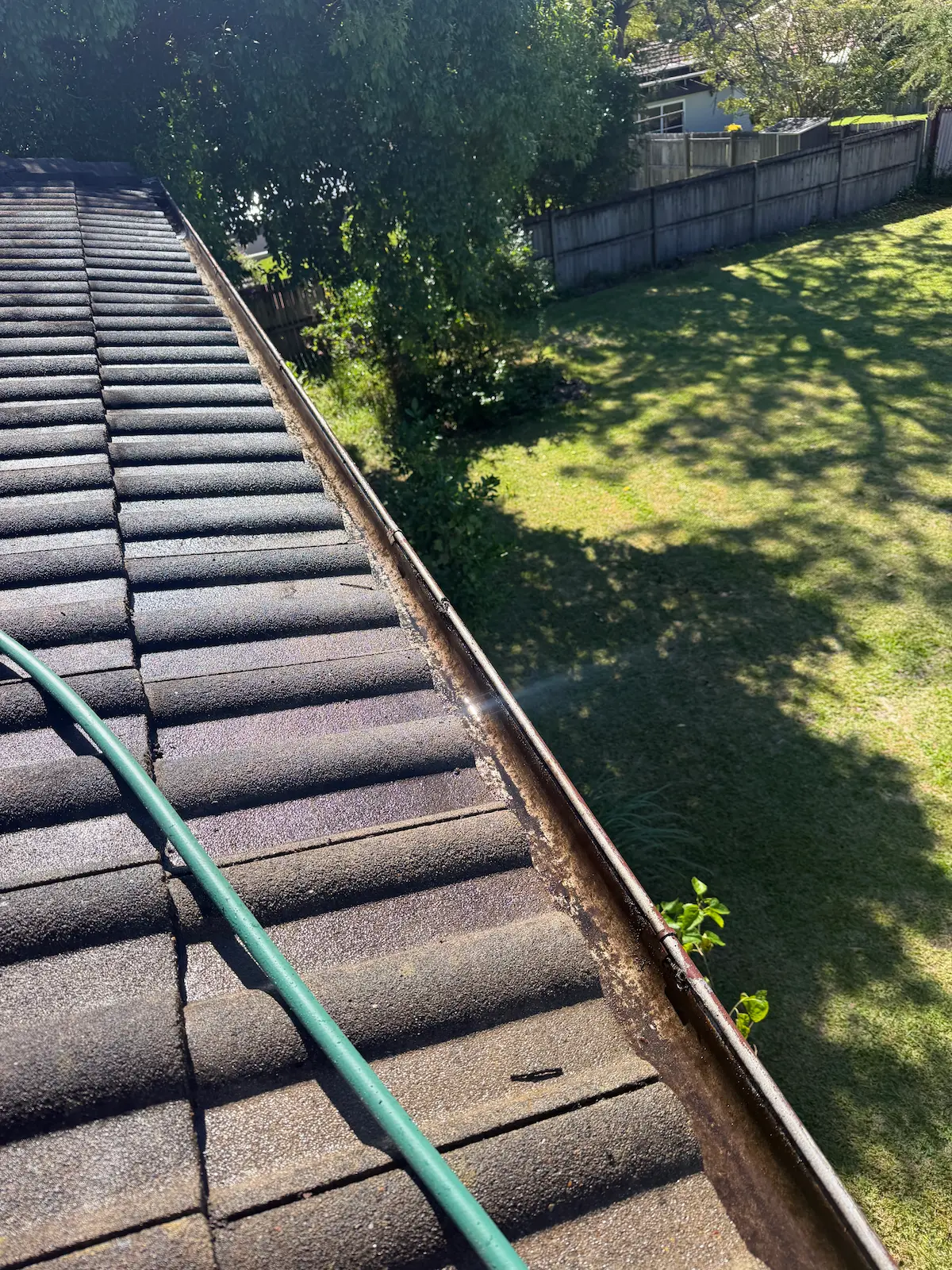 After gutter cleaning in Sydney