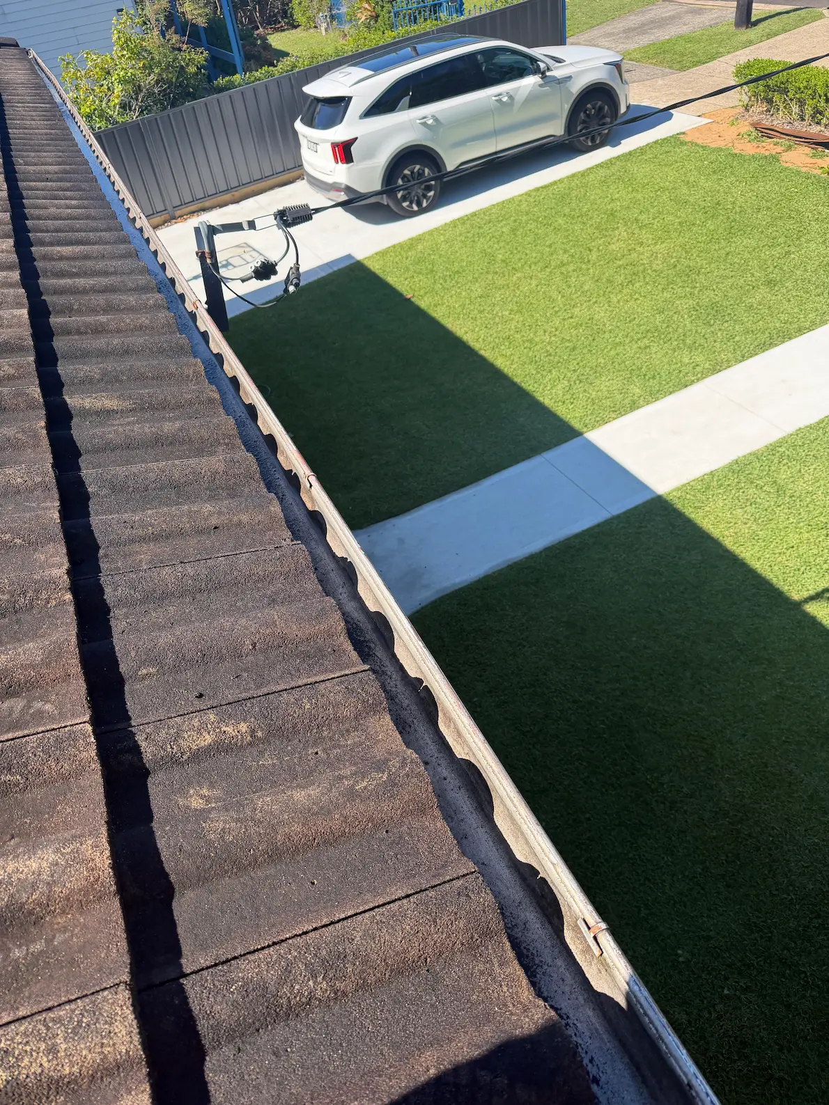 Clean gutters after Precision Flow Gutters service in Sydney