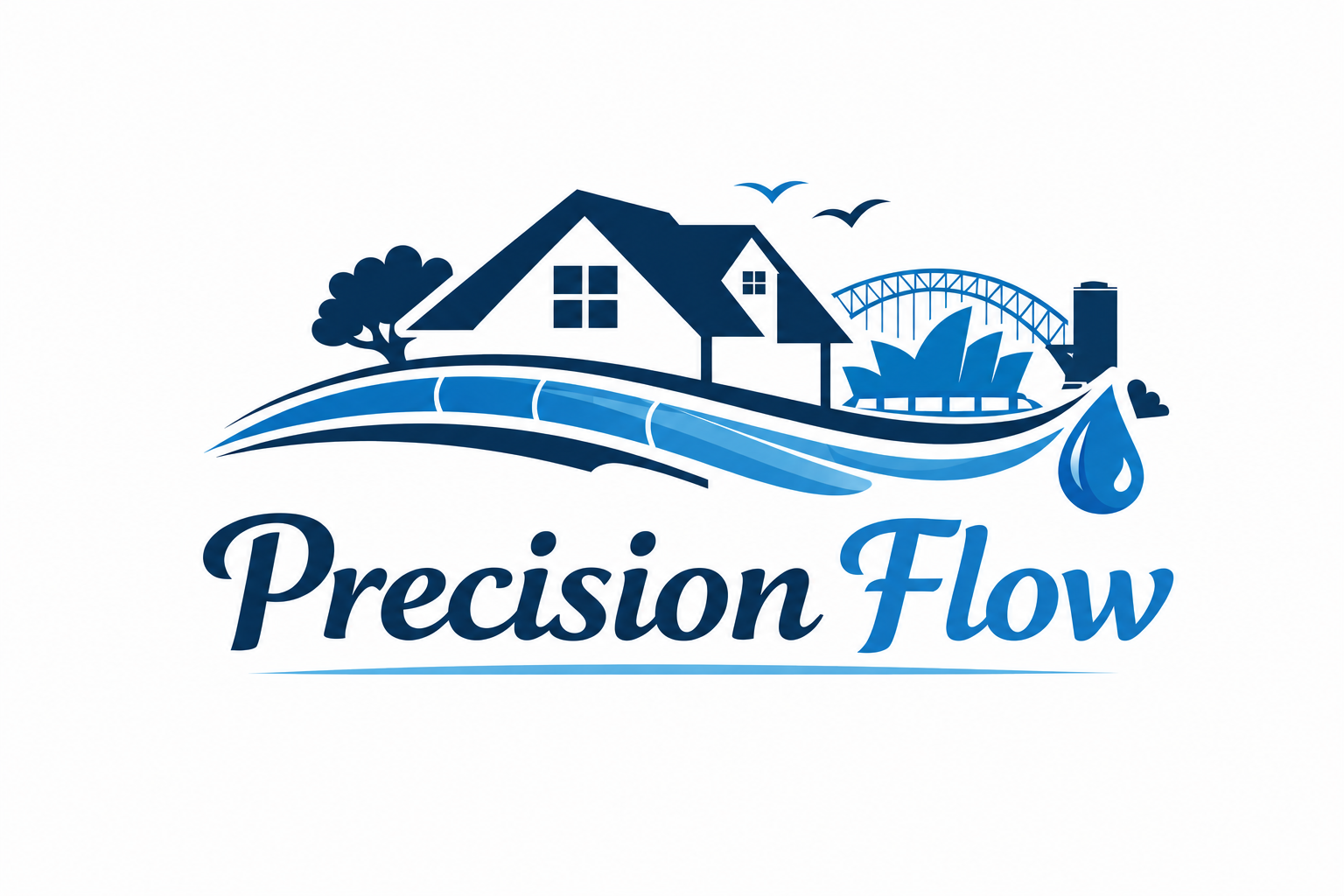 Precision Flow Gutters logo